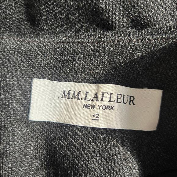 MM LaFleur Mona Plus Sized Dress Gray Modest Professional Stretch Ponte Women 2X - Picture 10 of 11